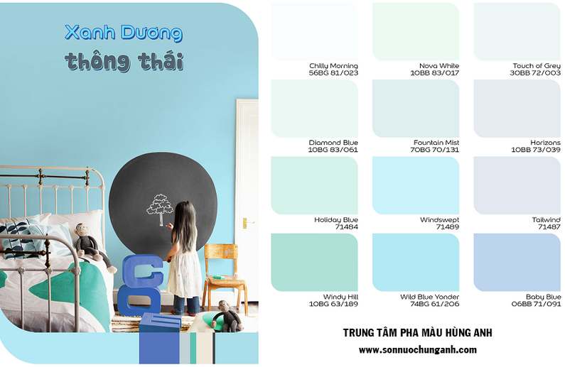 Bảng màu sơn Dulux
